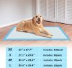 ScratchMe Super-Absorbent Waterproof Dog and Puppy Pet Training Pad, Housebreaking Pet Pad, 20-Count Large-Size, 23.6''X35.4'', Blue, Large 20pcs